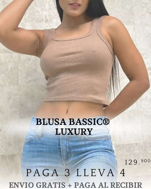 BLUSA BASSIC ALGODON TALLA UNICA